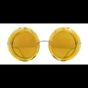 NEW Dolce & Gabbana DG6105 Gold Glitter sunnies Dolce & Gabbana | Accessories | New Dolce Gabbana Dg65 Gold  main image 2